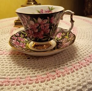 Vintage Royal Albert Bone China Cup&Saucer, Provincial Flower Series, 1970s